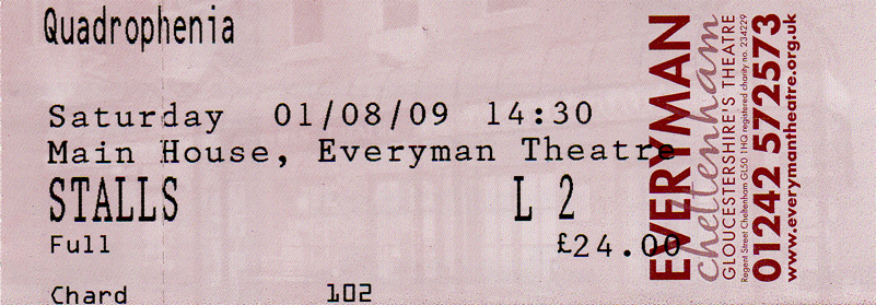 Quadrophenia Ticket
